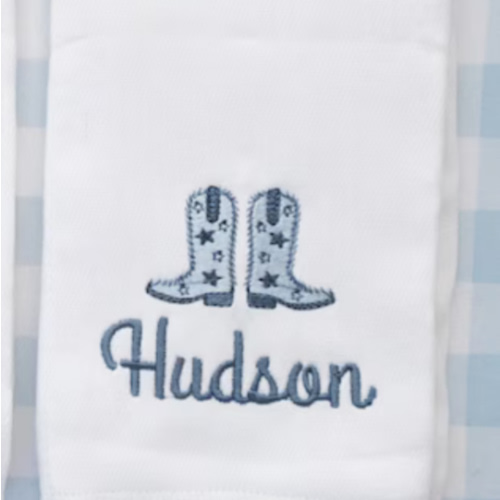 Porter Boots Burp Cloth