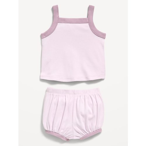 Ribbed Cami Tank and Shorts Set for Baby