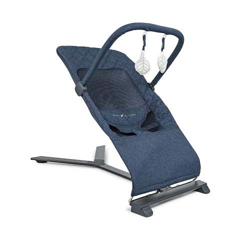 Alpine Deluxe Portable Bouncer - Indigo Quilt