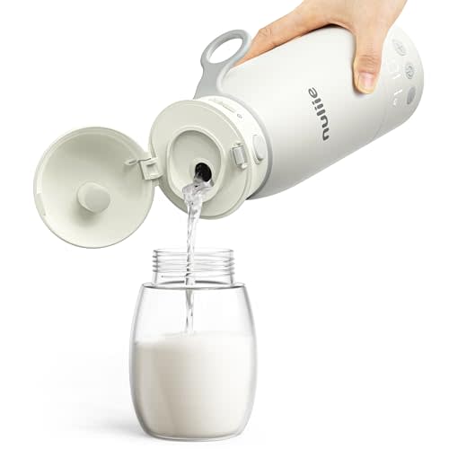 Portable Milk Warmer, Larger Capacity up to 500ml, Super-Fast Charging, Cordless Milk Warmer for Travelling, Safe and Leak-Proof, Dry-Burn-Proof and Fireproof