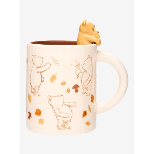 Disney Winnie the Pooh Fall Leaves Peeking Pooh Bear Mug - BoxLunch Exclusive
