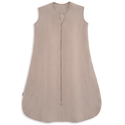 HALO - 1.5 TOG supersoft bamboo wearable blanket, double zipper sleeping bag with weighted feel - mocha