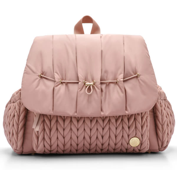 Levy Backpack Diaper Bag- Dusty Rose