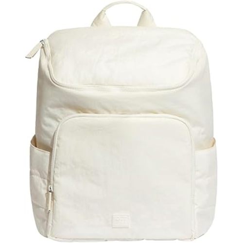 Freshly Picked Zurich Diaper Bag Backpack, Crushed Nylon, Polar White