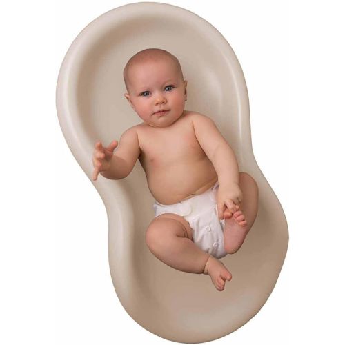 Keekaroo Peanut Changer Baby Vanilla– The Original Made in USA Easy-to-Clean Changing pad and The only Shell Over Foam, Fully impermeable to Fluid