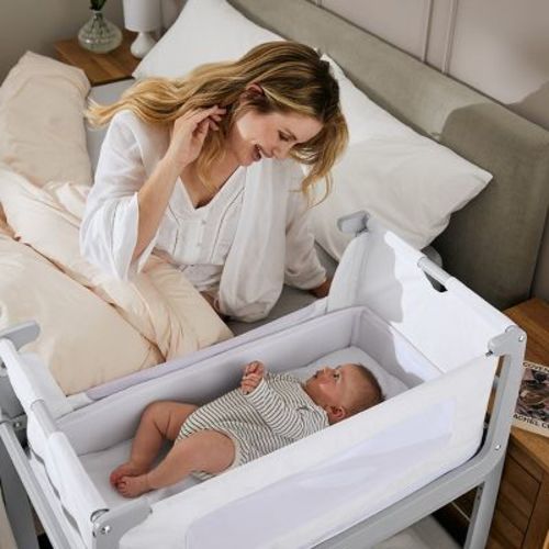 SnuzPod4 Bedside Sleeper Bassinet - Dove Grey