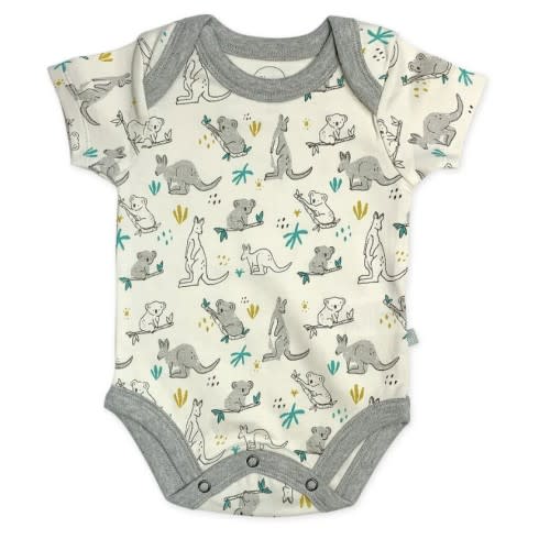 Baby Lap Bodysuit - Koala | 100% Organic - Finn + Emma