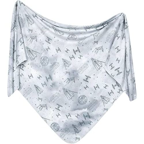 Large Premium Knit Baby Swaddle Receiving Blanket "Empire" by Copper Pearl