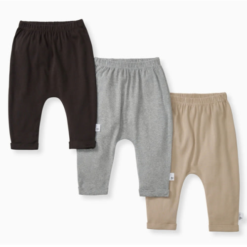 Solid Organic Cotton Baby Pants 3 Pack - Ash – Burt's Bees Baby