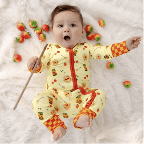 Bamboo Convertible Footie – Mamma’s Spaghetti & Meatballs | Free Birdees