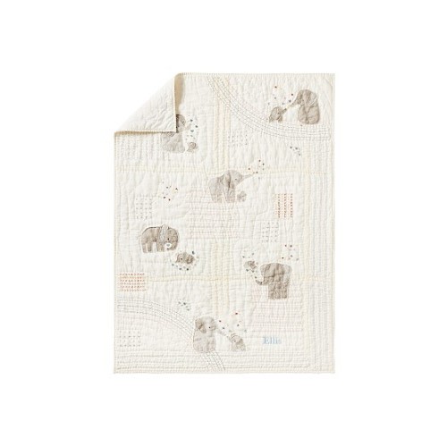 Ellis Elephant Quilt | Pottery Barn Kids