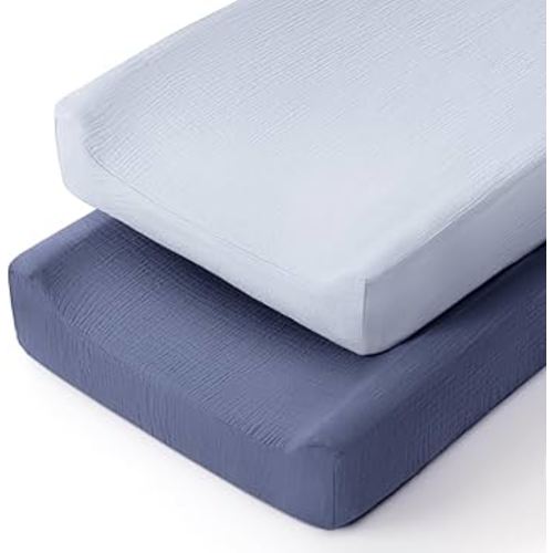 lulumoon Baby Changing Pad Cover: Muslin Diaper Changing Table Pad Cover - Changing Pad Sheets for Girls Boys