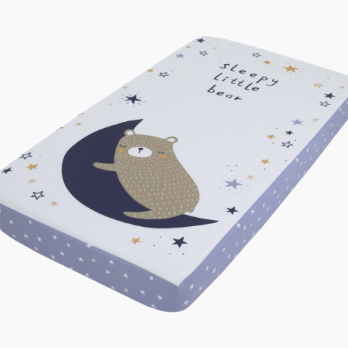 NoJo Baby Photo Op Fitted Crib Sheet - Goodnight Sleep Tight
