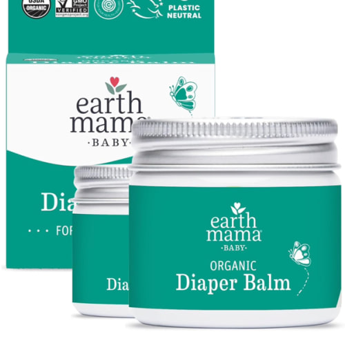 Amazon.com: Earth Mama Organic Diaper Balm 2-Ounce | Diaper Cream for Baby | EWG Verified, Petroleum & Artificial Fragrance-Free with Calendula for Sensitive Skin (2-Pack) : Baby