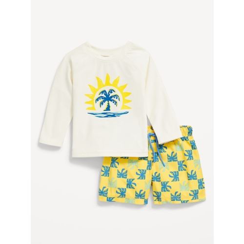 Rashguard Swim Top & Trunks for Baby