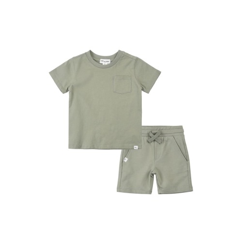 Sage Shirt & Shorts Set, 9M- Only 2 left