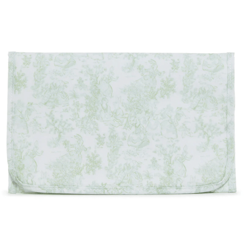 Changing Pad - Bunny Toile Green
