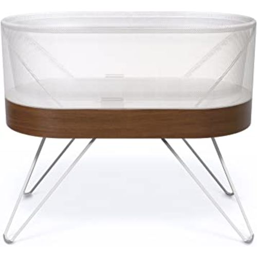 SNOO Smart Sleeper Baby Bassinet - Bedside Crib with Automatic Rocking Motions and Soothing White Noise - Ideal for Newborn Babies to 6 Months - Natural Sleep Training