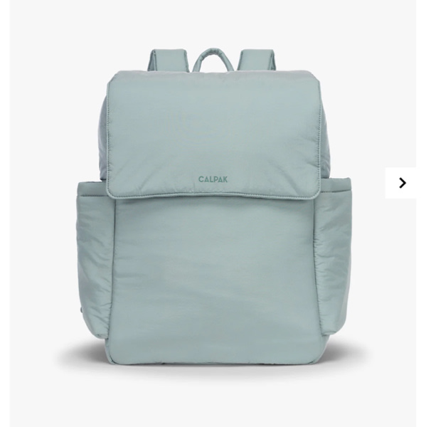 Diaper Backpack with Laptop Sleeve in Bluebell
