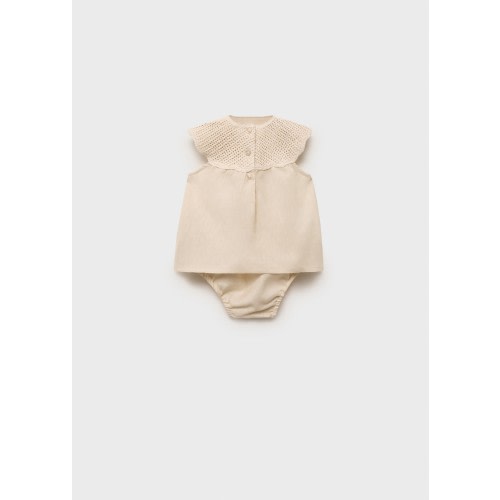 Linen dress and nappy cover - Kids | MANGO USA