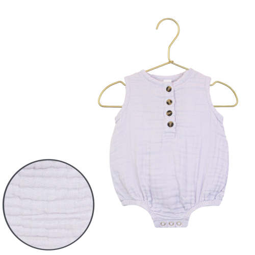 Cloud Muslin™ Bubble Romper - Lilac – Lou Lou & Company