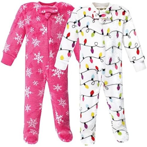 Hudson Baby Baby Girls' Plush Sleep and Play
