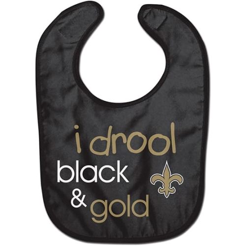 Wincraft NFL New Orleans Saints WCRA1960914 All Pro Baby Bib