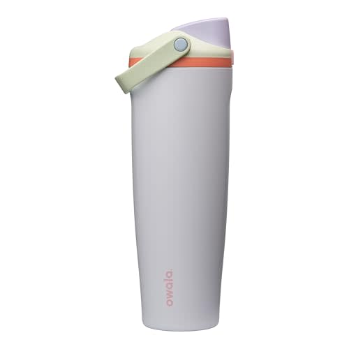 Owala FreeSip Sway Insulated Stainless Steel Water Bottle with Two-Way Spout, Built-In Straw and Bucket Handle, Made for Travel, School, and Sports, 40oz, BPA Free, Leak Proof, Beach House