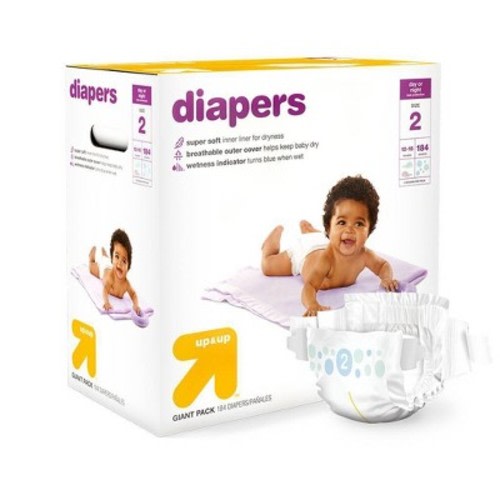 Diapers - up & up™ - (Select Size and Count)