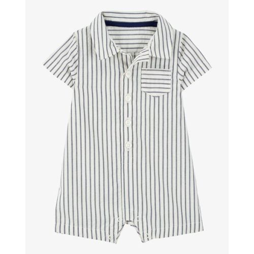 Baby Striped Polo Romper - Carter's | Carter's