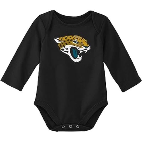 Outerstuff NFL Newborn & Infants 0-24 Months Official Primary Logo Long Sleeve Creeper Bodysuit Romper