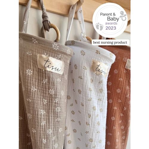 Nursing Cover for Baby Breastfeeding & Pumping | Muslin Double Gauze | Breast Feeding Apron Shawl + Car Seat Cover in Daisy Flower Pattern