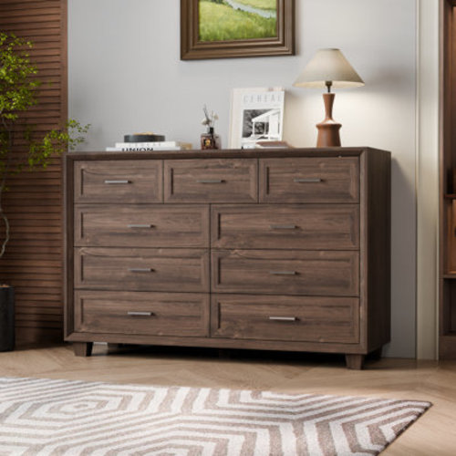 Ebern Designs 9 Drawer Double Dresser | Wayfair