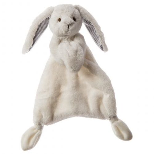 Silky White Bunny Lovey - 13" - Mary Meyer Stuffed Toys