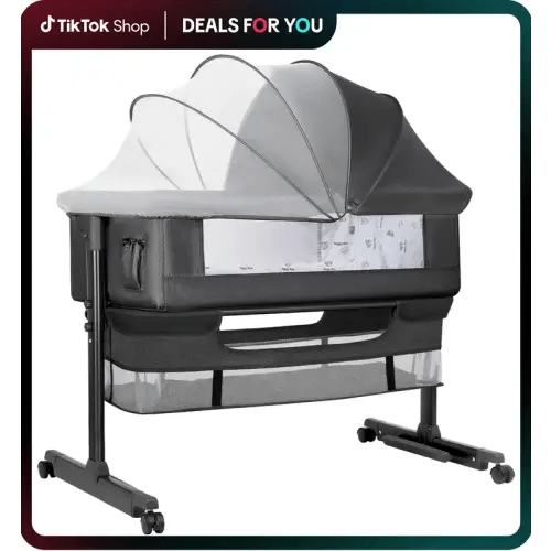 Baby Bassinet, Baby Basinet Bedside Sleeper, Easy to Fold Portable - TikTok Shop