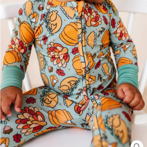 Gobble 'til You Wobble Convertible Romper - Green