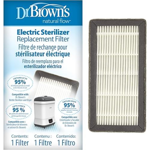 Dr. Brown's Replacement HEPA Air Filter for Sterilizer and Dryer for Baby Bottles and Pacifiers
