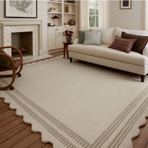 Chris Loves Julia x Loloi-Scottie-SCO-01-Ivory, Grey