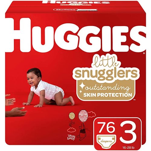 Huggies Little Snugglers Baby Diapers, Size 3, 76 Ct - Size 3 (76 Count)