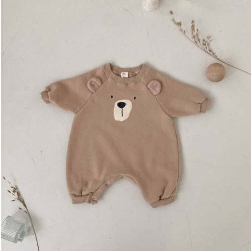 Cute Bear Face Jumpsuit Romper – August + Willow