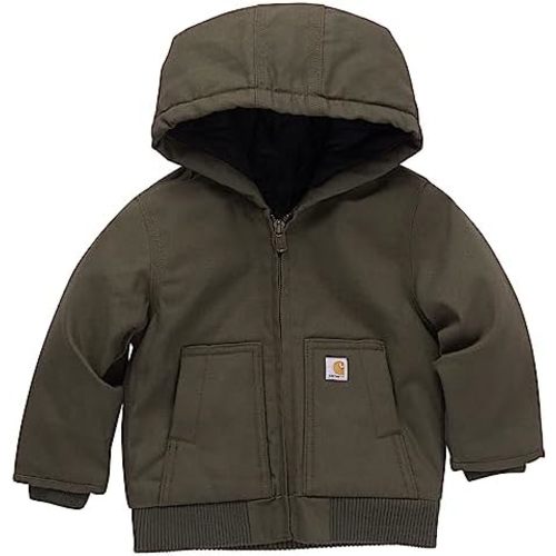 Carhartt Men's Canvas Insulated Hooded Active Jac