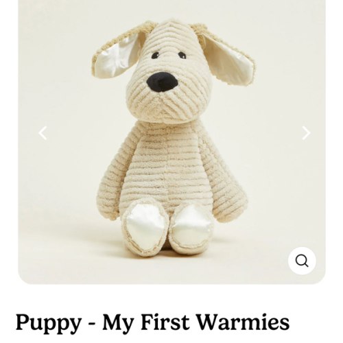 Microwavable Puppy - My First Warmies | Warmies USA