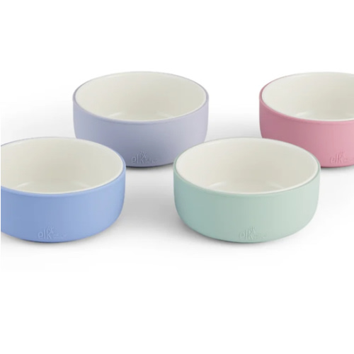 Porcelain Bowl with Silicone Sleeves