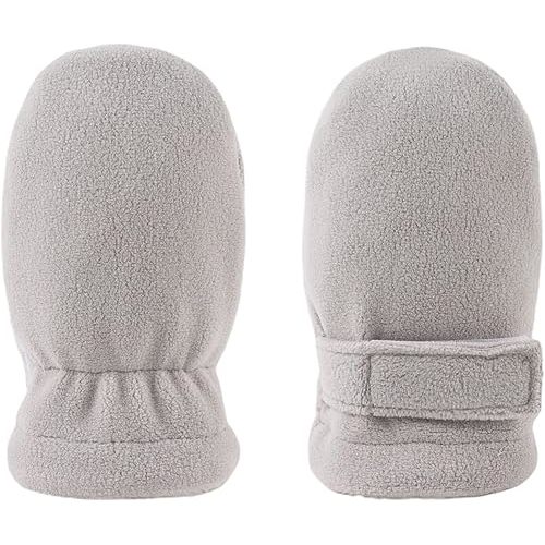 Newborn Baby Mittens Toddler Winter Warm Fleece Lined Gloves No Scratch Adjustable Mitten for Infant Boys Girls