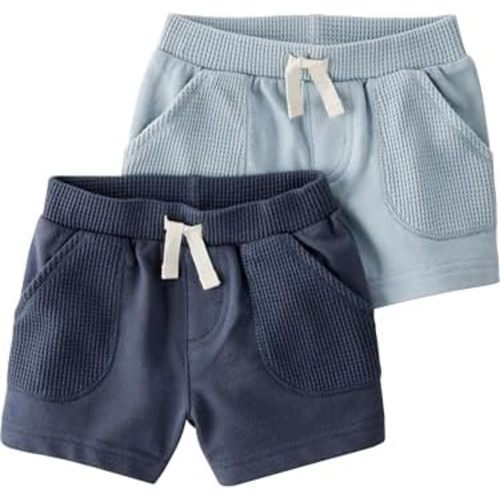 little planet by carter's Baby 2-Pack Shorts Made with Organic Cotton