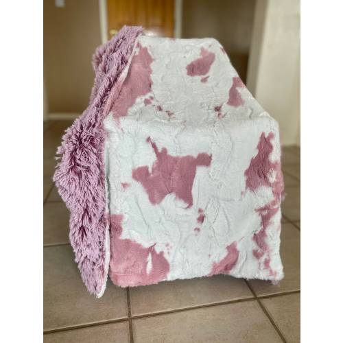 The Rose Cowhide Blanket