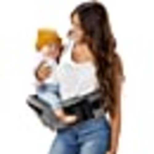 Amazon.com : Tushbaby - Safety-Certified Hip Seat Baby Carrier - Mom’s Choice Award Winner, Seen on Shark Tank, Ergonomic Carrier & Extenders for Newborns & Toddlers (Carrier, Black) : Baby