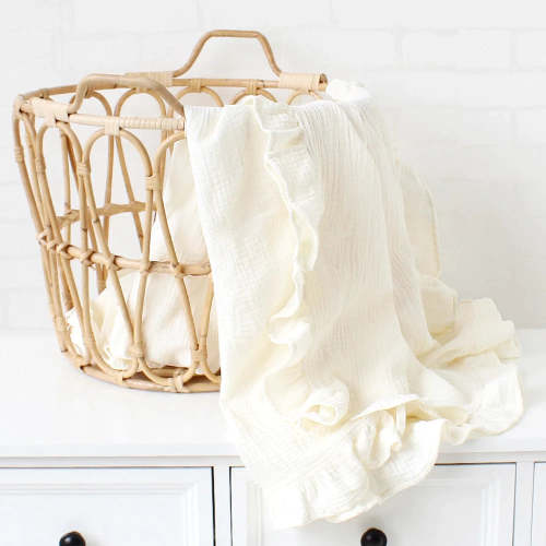 Ultra Soft Ruffle Swaddle