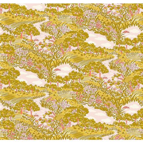 Liberty London Crib sheet Fitted yellow tumeric moss light green White toile vintage cotton custom gift nestig cove wave cloud