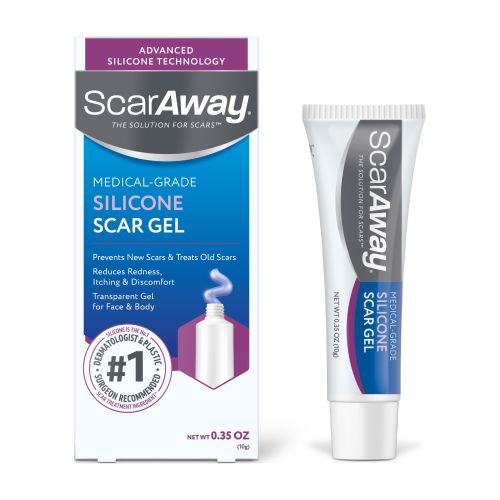 ScarAway Advanced Skincare 100 Percent Medical Grade Silicone Scar Gel, 3 Month Supply